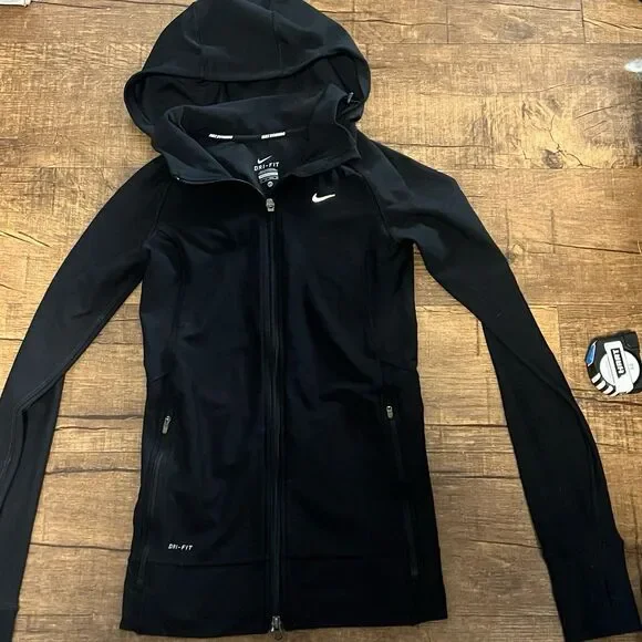 Nike element hoodie full zip collared bbl jacket - Picture 3 of 5